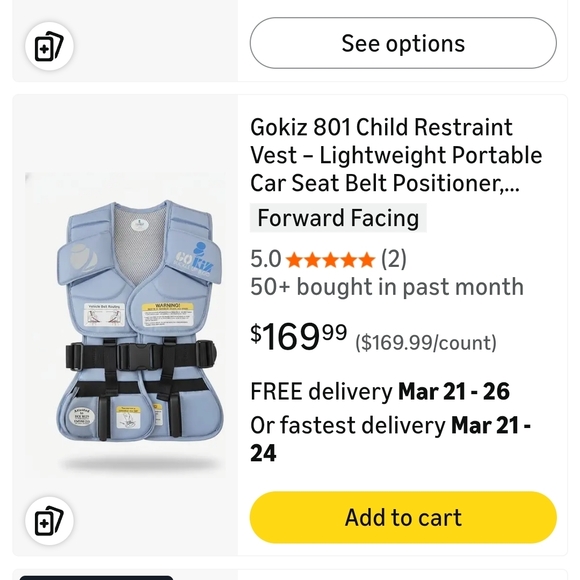 801 Kids Safety Vest - Blue